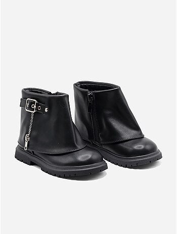 Botines con cremallera