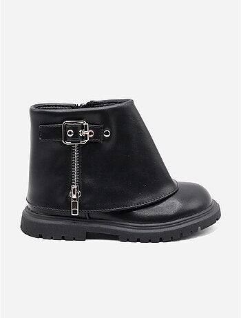 Botines con cremallera