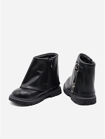 Botines con cremallera