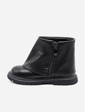 Botines con cremallera