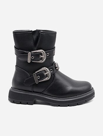 Botines con cremallera