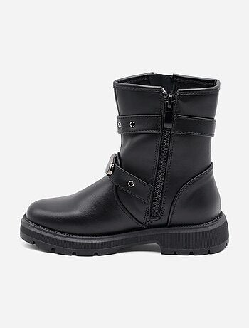 Botines con cremallera