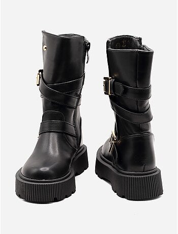 Botines con cremallera