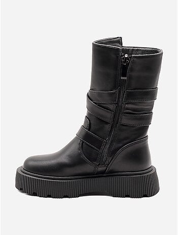 Botines con cremallera