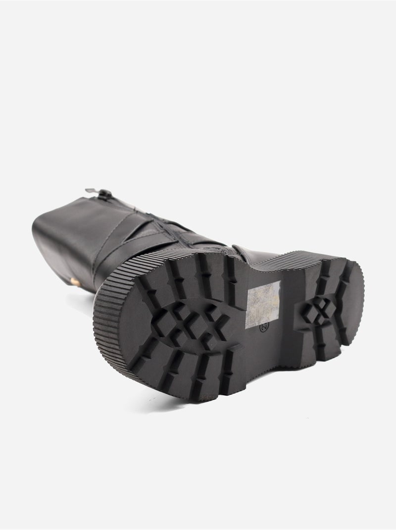 Botines con cremallera Negro - Kiabi