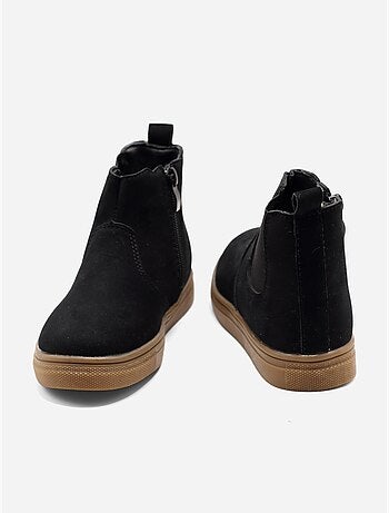 Botines con cremallera