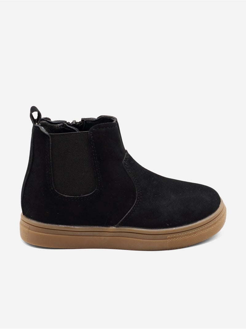 Botines con cremallera Negro - Kiabi