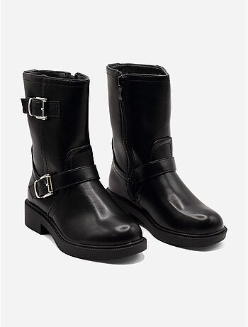 Botines con cremallera