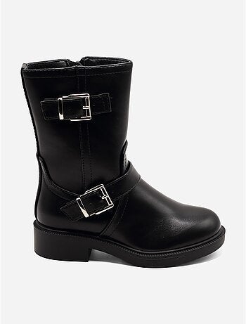 Botines con cremallera