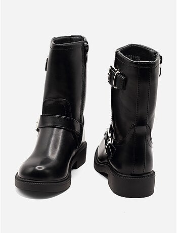 Botines con cremallera