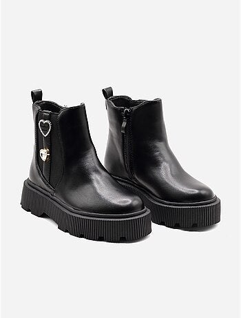 Botines con cremallera