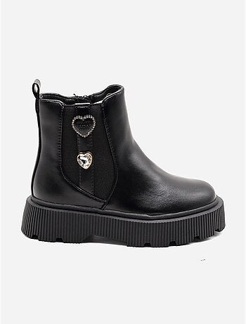 Botines con cremallera