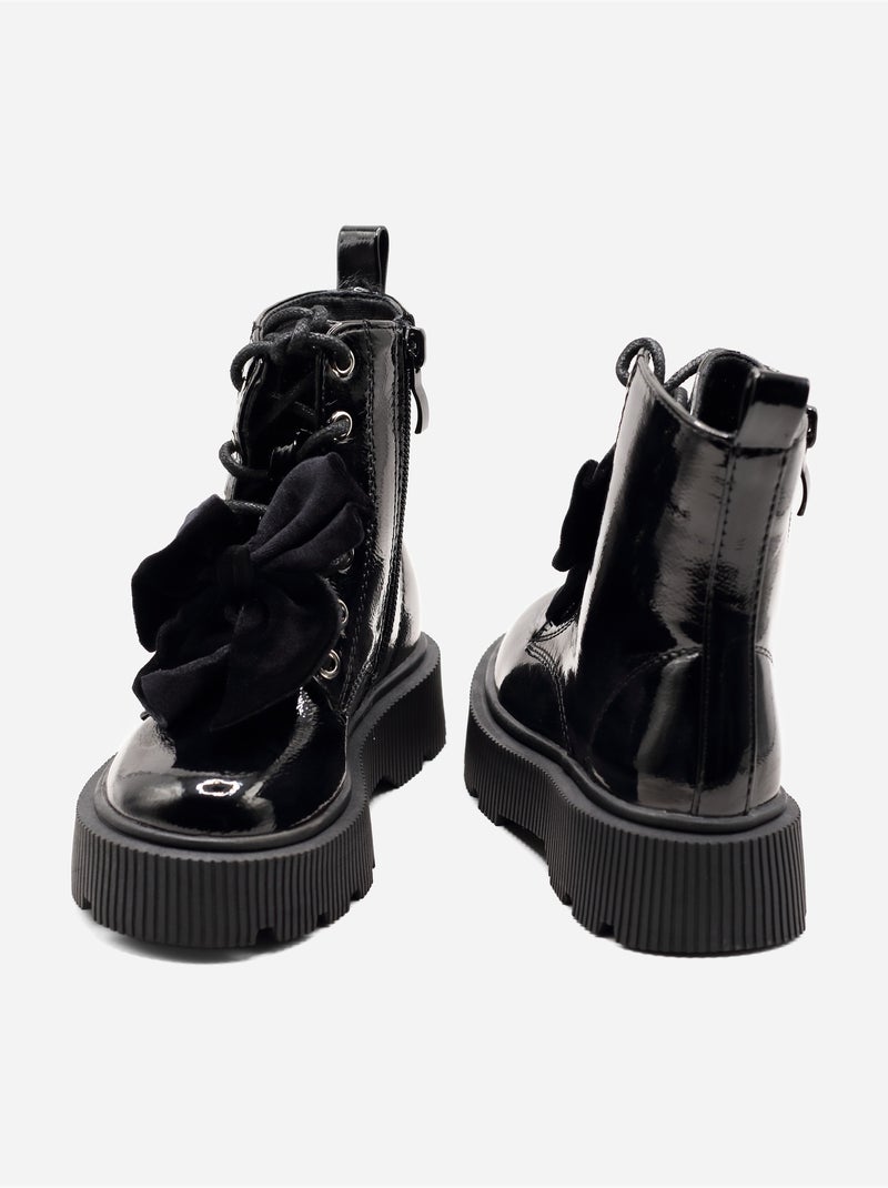 Botines con cremallera Negro - Kiabi