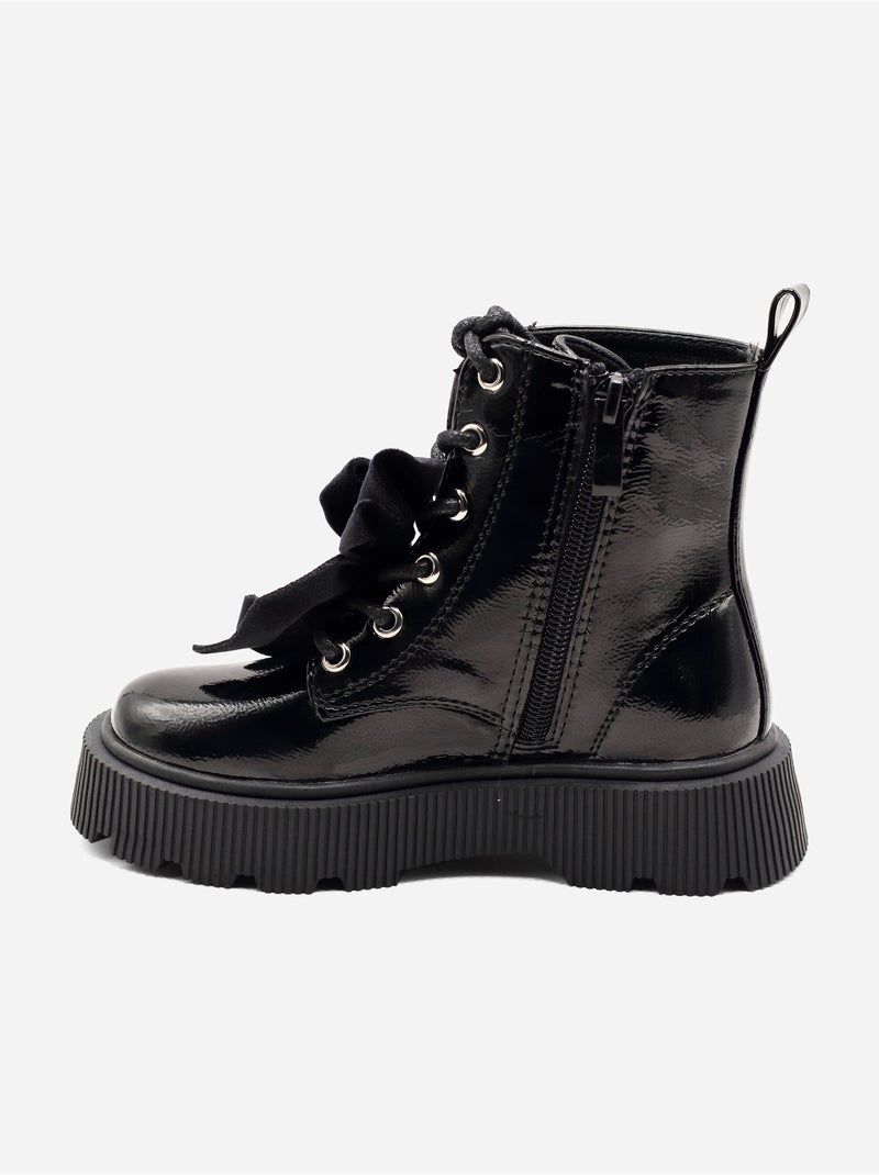 Botines con cremallera Negro - Kiabi