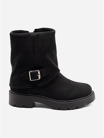 Botines con cremallera