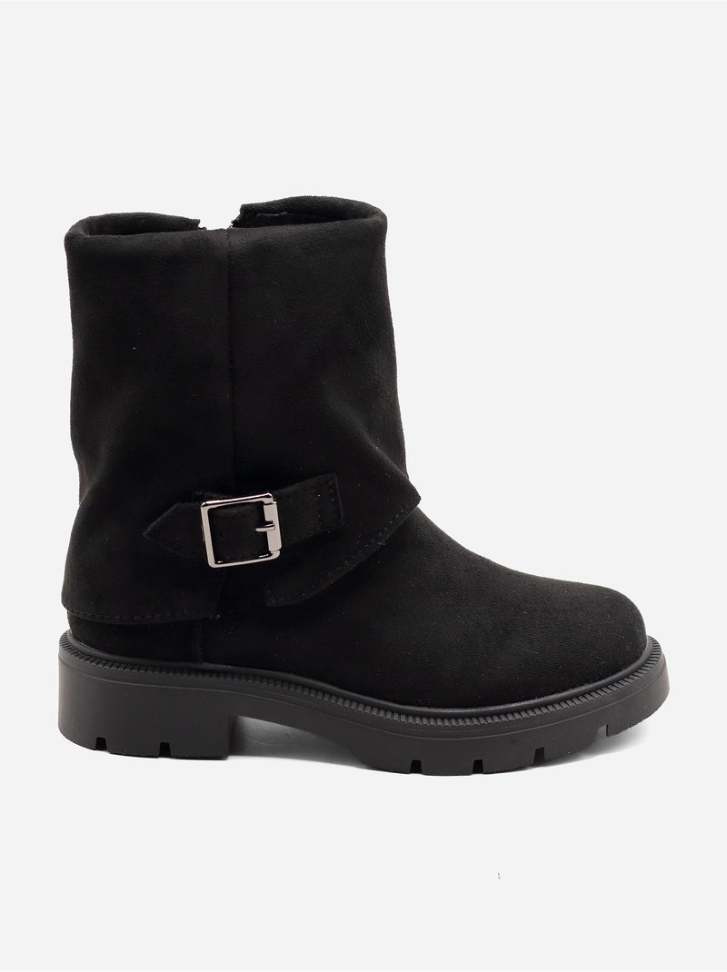 Botines con cremallera Negro - Kiabi