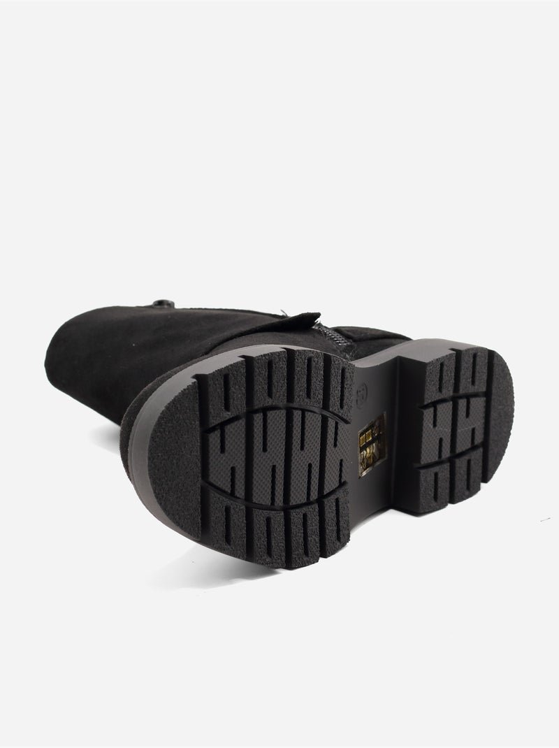Botines con cremallera Negro - Kiabi