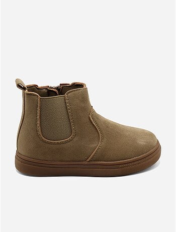 Botines con cremallera
