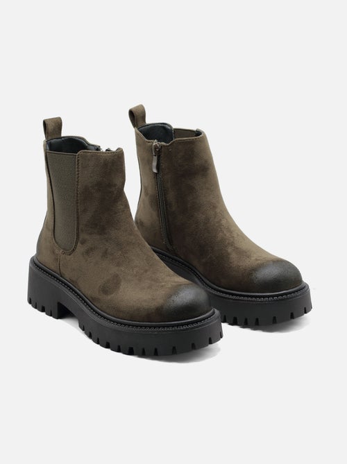 Botines con cremallera - Kiabi Botines con cremallera - Kiabi