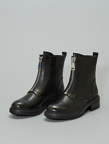 Botines con detalle de cremallera - Kiabi