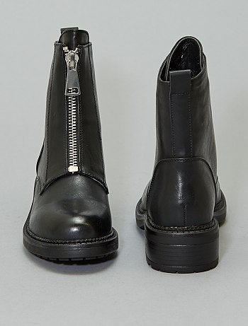 Botines con detalle de cremallera - Kiabi