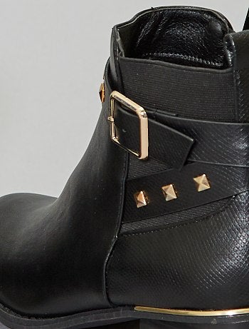 Botines con detalle de 'tachuelas' - Kiabi