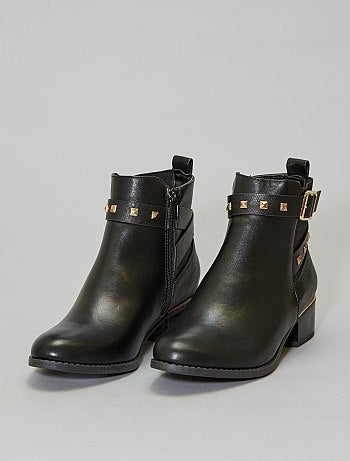 Botines con detalle de 'tachuelas' - Kiabi