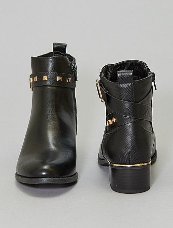 Botines con detalle de 'tachuelas' - Kiabi