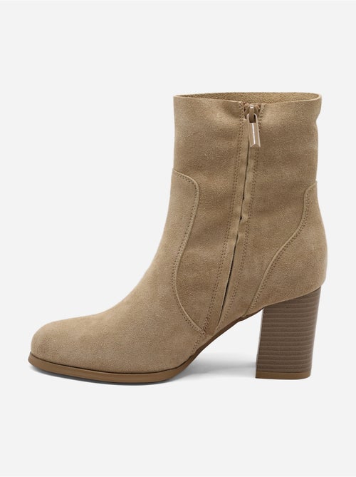 Botines con efecto ante - Kiabi