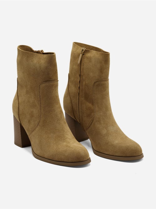 Botines con efecto ante - Kiabi
