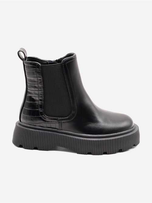Botines con efecto cocodrilo - Kiabi Botines con efecto cocodrilo - Kiabi