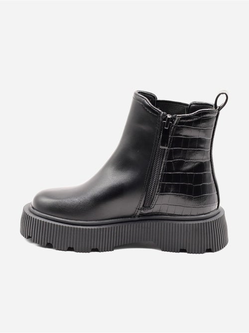 Botines con efecto cocodrilo - Kiabi Botines con efecto cocodrilo - Kiabi