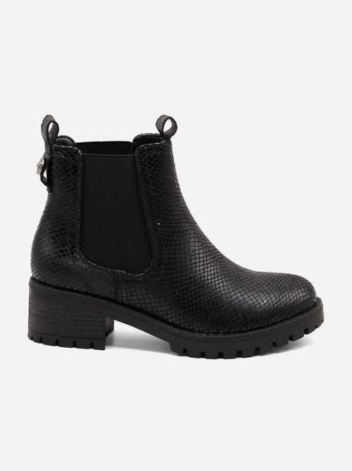 Botines con efecto cocodrilo - Kiabi Botines con efecto cocodrilo - Kiabi