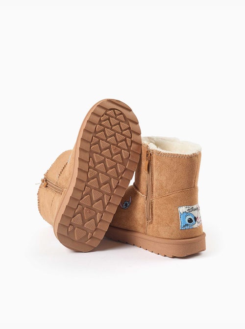 Botines con forro de pelo y estampados de stitch - Kiabi Botines con forro de pelo y estampados de stitch - Kiabi