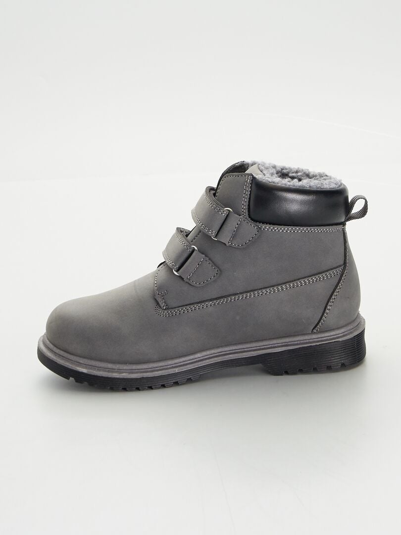 Botines Gap Sherpa-forro Bebe Niña Gris Botines Con Forro Interior