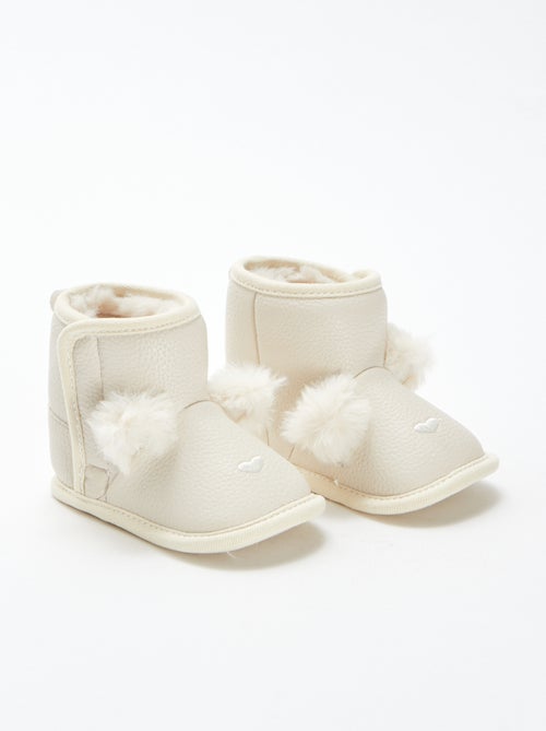 Botines con forro y borla - Kiabi