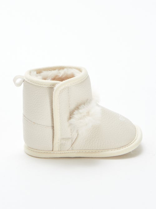 Botines con forro y borla - Kiabi