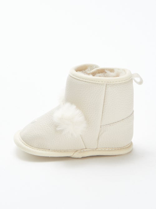 Botines con forro y borla - Kiabi