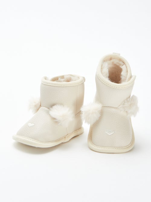 Botines con forro y borla - Kiabi