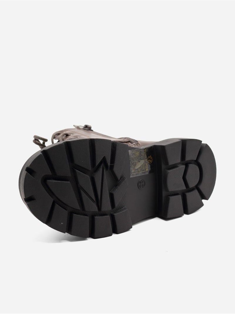 Botines con motivos decorativos Marrón - Kiabi