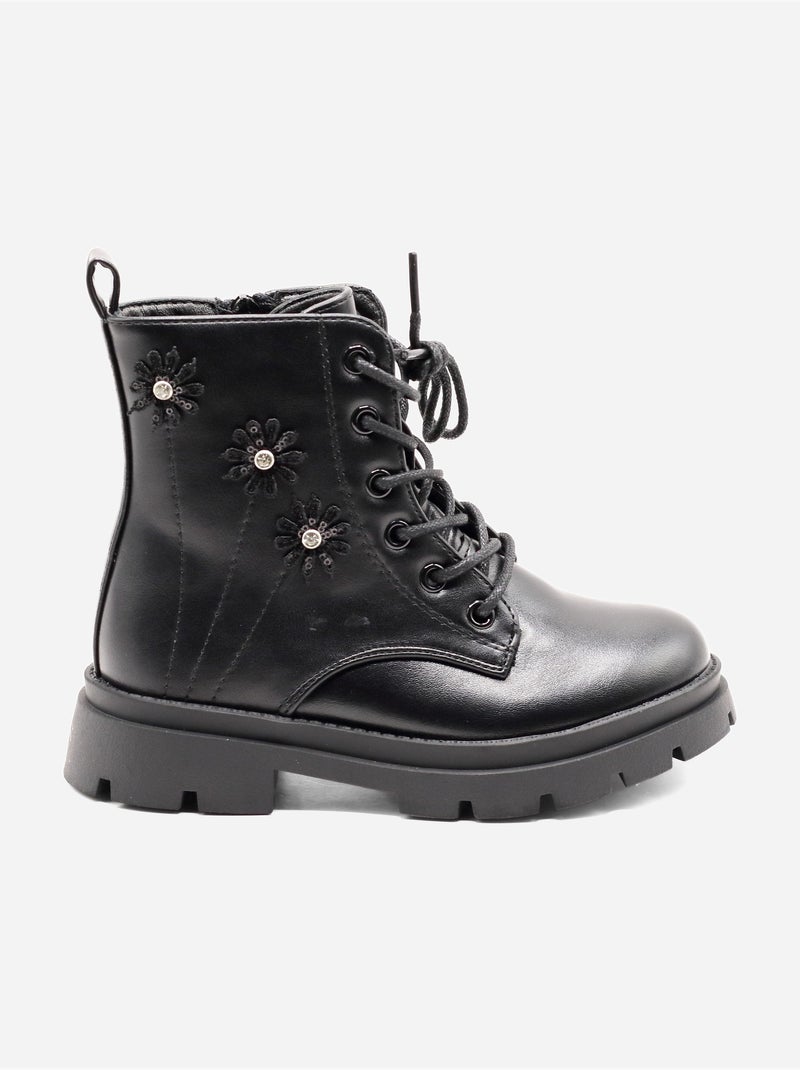 Botines con motivos decorativos Negro - Kiabi