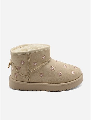 Botines con motivos florales