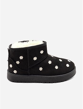 Botines con motivos florales