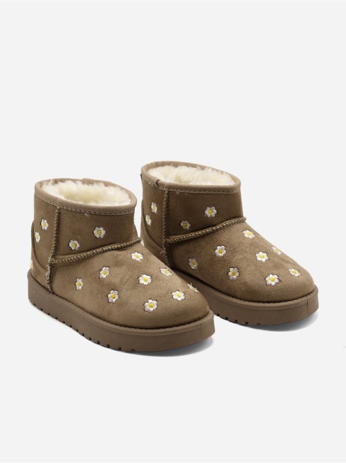 Botines con motivos florales - Kiabi Botines con motivos florales - Kiabi