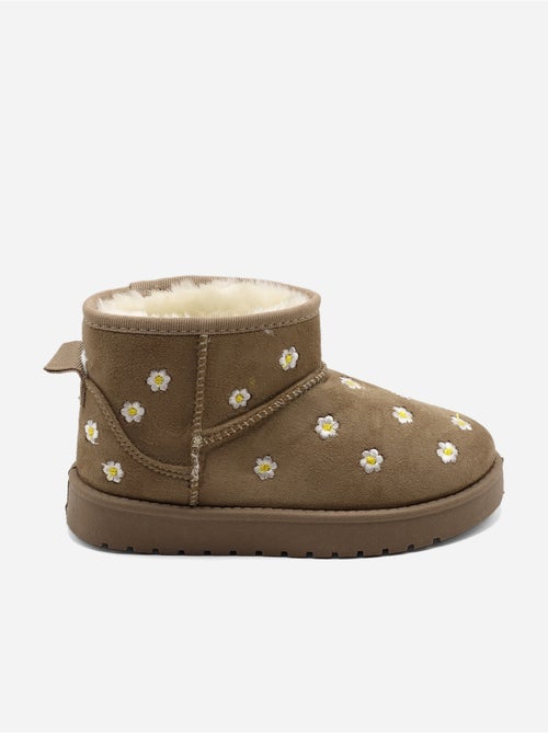 Botines con motivos florales - Kiabi Botines con motivos florales - Kiabi