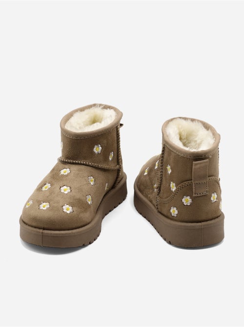 Botines con motivos florales - Kiabi Botines con motivos florales - Kiabi