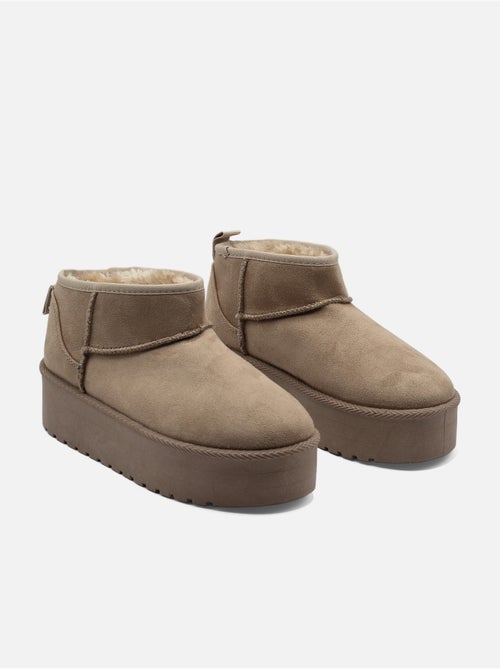 Botines con plataforma - Kiabi Botines con plataforma - Kiabi