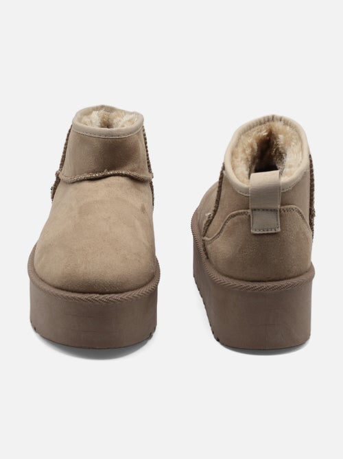 Botines con plataforma - Kiabi Botines con plataforma - Kiabi