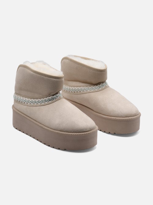Botines con plataforma - Kiabi Botines con plataforma - Kiabi