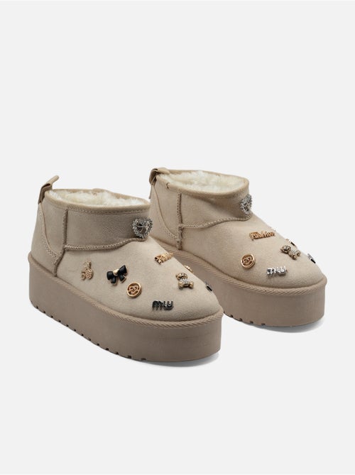 Botines con plataforma - Kiabi Botines con plataforma - Kiabi